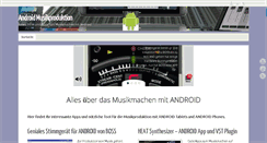 Desktop Screenshot of android-musikproduktion.com