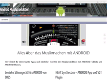 Tablet Screenshot of android-musikproduktion.com